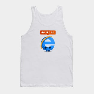 Nobody loves Internet Explorer Tank Top